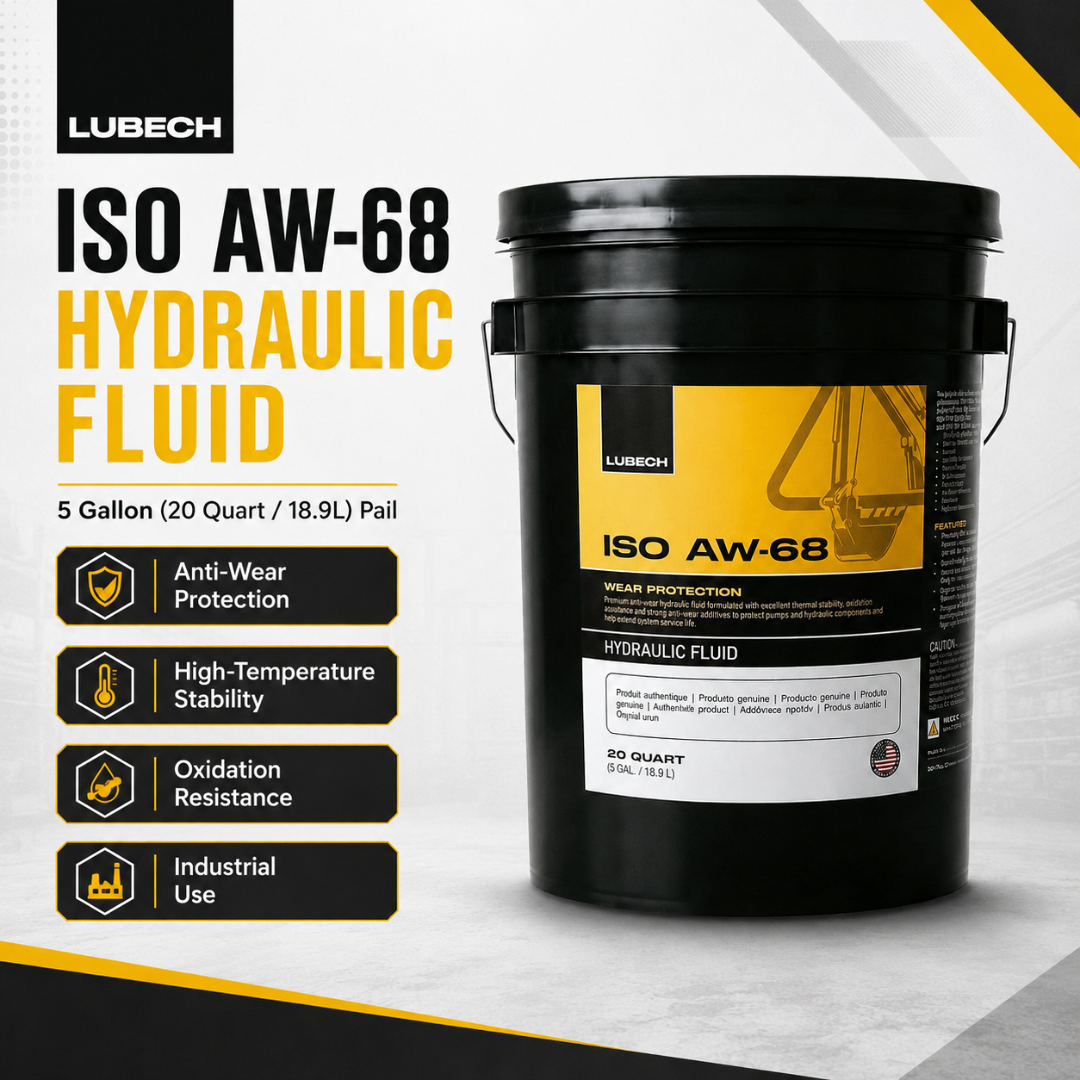 LUBECH Premium Anti-Wear Hydraulic Oil AW 68 pack shot